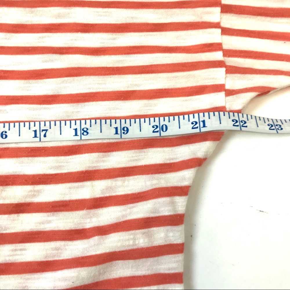 E135 Little Yellow Button | Mabel Swiss dot striped top - Picture 4 of 8